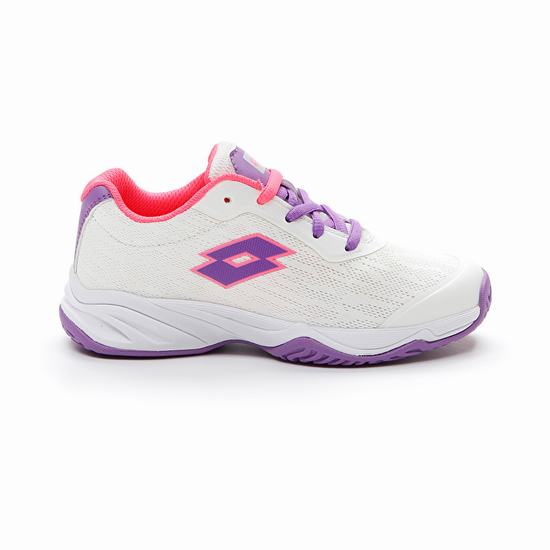 Lotto Mirage 600 Alr Jr Tennis Shoes White / Purple | YUZMEW7R