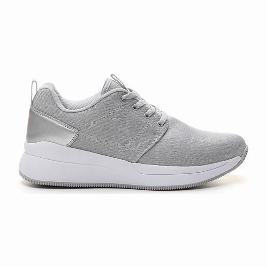 Lotto Queen Amf Glit W Lifestyle Shoes Grey | QC8IMPJU