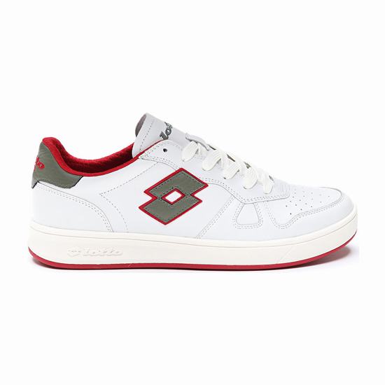 Lotto Signature Sneakers White / Red | EDNBK4O1