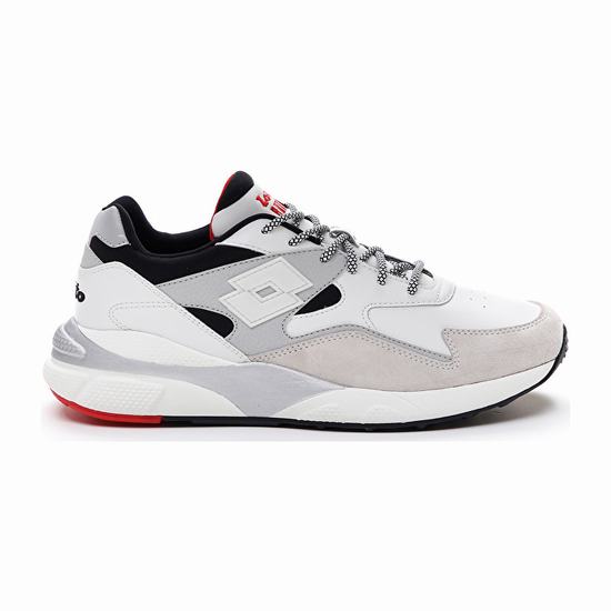 Lotto Sirius Lth Sneakers White / Grey / Black | DTCXEUBT