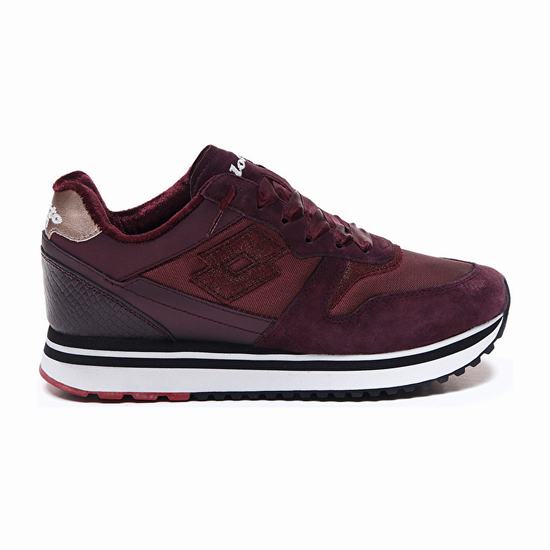 Lotto Slice W Sneakers Burgundy | H6XO4CBQ