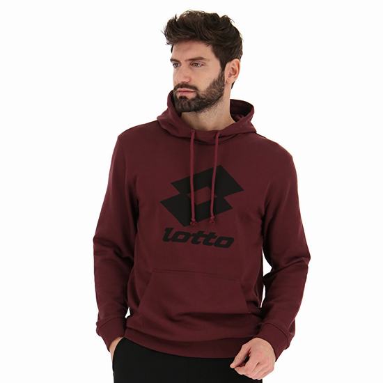 Lotto Smart Ii Sweat Hd Ft Sweatshirt Red | C8JENHZL