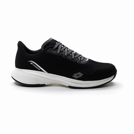 Lotto Speedevo 502 W Running Shoes Black / White | UFAUQJLI