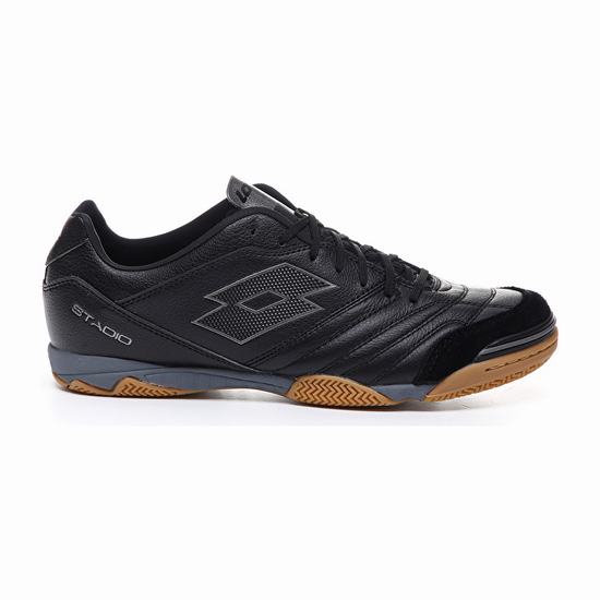 Lotto Stadio 300 Ii Id Soccer Shoes Black | 6NSFCQUI