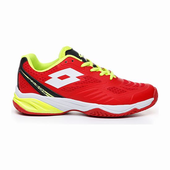 Lotto Superrapida 200 Jr L Padel Shoes Red / Green | BXKDVHDZ