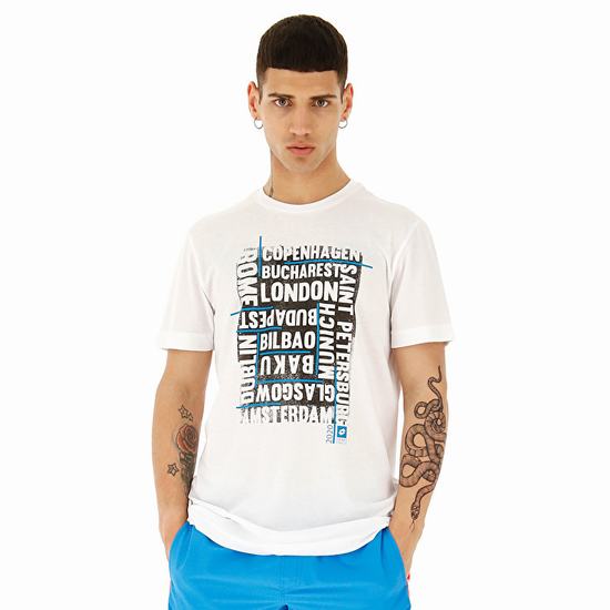 Lotto Tee Europe Js T Shirts White | GWPEQITC