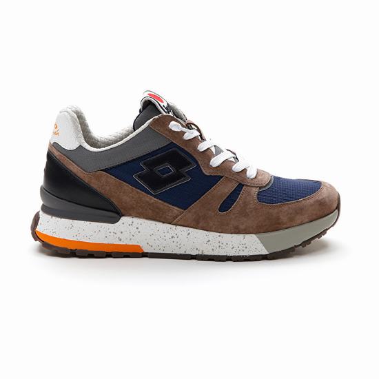 Lotto Tokyo Shibuya Autograph Blue / Black / Brown | XYX6PMZ4