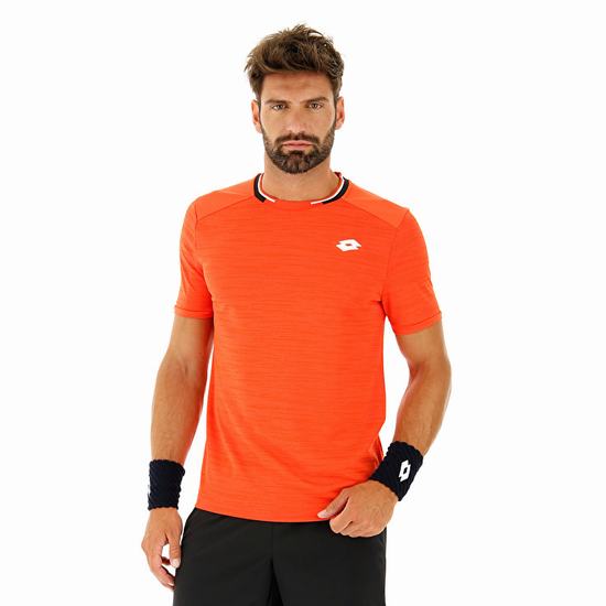 Lotto Top Ten Ii Pl T Shirts Orange | H6UY0FDQ