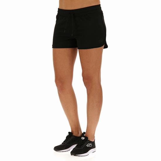 Lotto Venezia W Pl Shorts Black | 3YEU0YWS